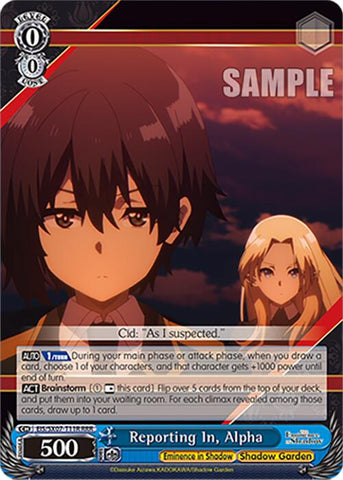 Reporting In, Alpha (EIS/SX07-T11R) [The Eminence in Shadow]