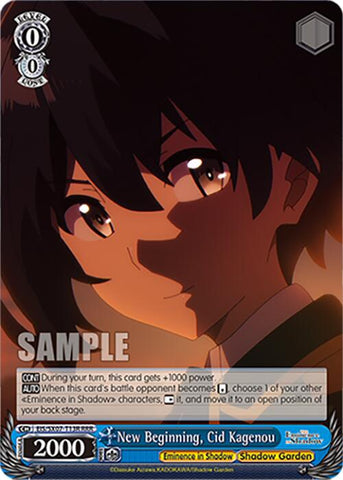 New Beginning, Cid Kagenou (EIS/SX07-T13R) [The Eminence in Shadow]
