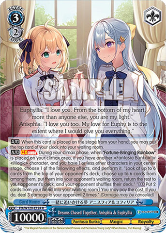 Dreams Chased Together, Anisphia & Euphyllia (Ftt/W120-E124 R) [Fujimi Fantasia Bunko Vol.2]