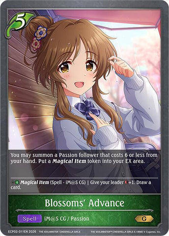Blossoms' Advance (ECP02-011EN) [THE IDOLM@STER CINDERELLA GIRLS EX Crossover Set]