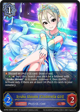 Syuko Shiomi [Cinderella Girl] (ECP02-026EN) [THE IDOLM@STER CINDERELLA GIRLS EX Crossover Set]