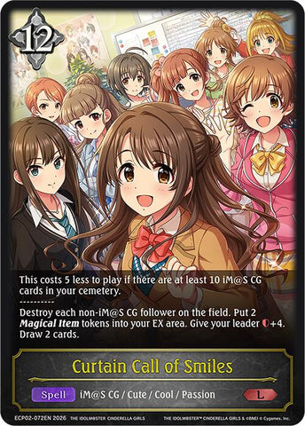Curtain Call of Smiles (ECP02-072EN) [THE IDOLM@STER CINDERELLA GIRLS EX Crossover Set]