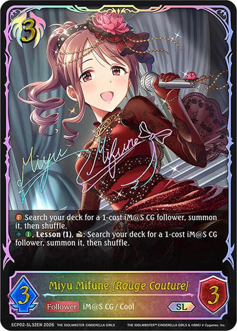 Miyu Mifune [Rouge Couture] (ECP02-SL32EN) [THE IDOLM@STER CINDERELLA GIRLS EX Crossover Set]