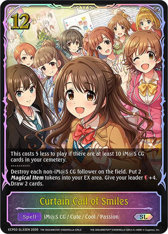 Curtain Call of Smiles (ECP02-SL33EN) [THE IDOLM@STER CINDERELLA GIRLS EX Crossover Set]