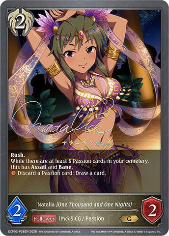 Natalia [One Thousand and One Nights] - P38EN (Foil) (ECP02-P38EN) [THE IDOLM@STER CINDERELLA GIRLS EX Crossover Set]