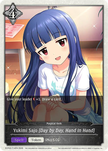 Yukimi Sajo [Day by Day, Hand in Hand] (ECP02-T14EN) [THE IDOLM@STER CINDERELLA GIRLS EX Crossover Set]