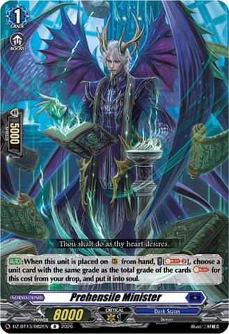 Prehensile Minister (DZ-BT13/082EN) [Parallactic Clash]