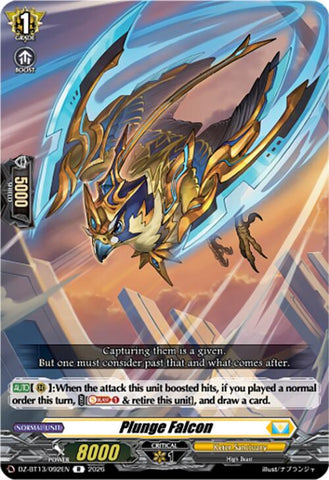 Plunge Falcon (DZ-BT13/092EN) [Parallactic Clash]