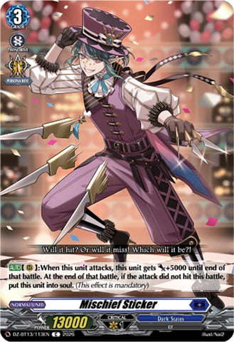 Mischief Sticker (DZ-BT13/113EN) [Parallactic Clash]