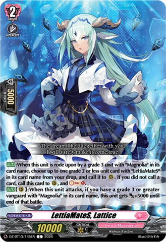 LettiaMateS, Lattice (DZ-BT13/145EN) [Parallactic Clash]