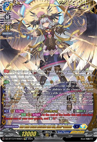 One Who Bears Resolve and Sin, Liael=Animus (DZ-BT13/FFR06EN) [Parallactic Clash]