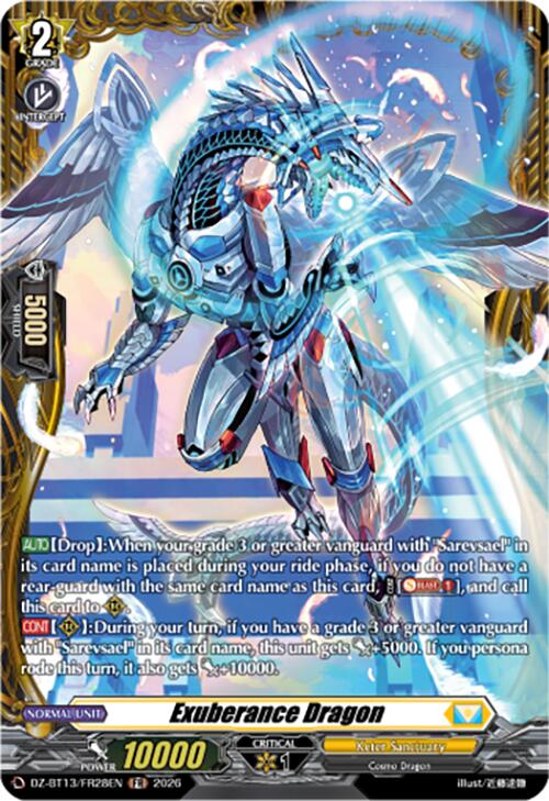 Exuberance Dragon (DZ-BT13/FR28EN) [Parallactic Clash]