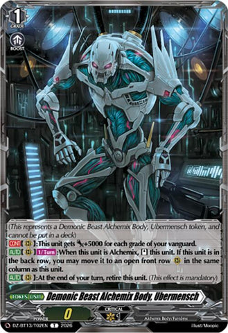 Demonic Beast Alchemix Body, Ubermensch (DZ-BT13/T02EN) [Parallactic Clash]