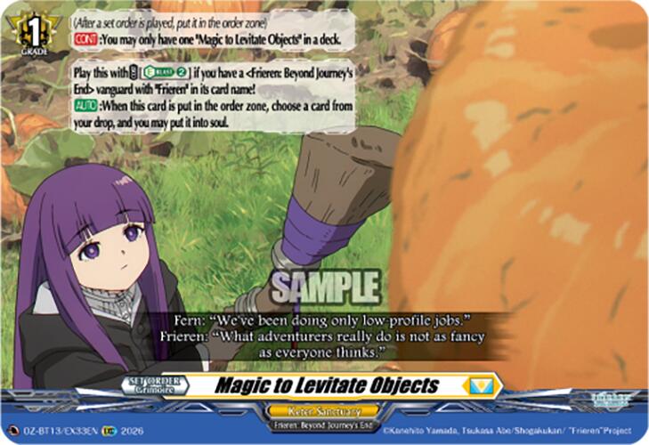 Magic to Levitate Objects (DZ-BT13/EX33EN) [Parallactic Clash]