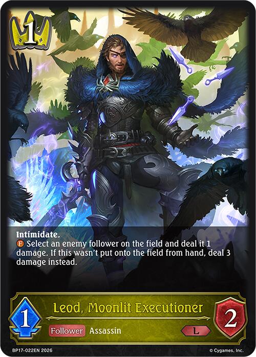 Leod, Moonlit Executioner (BP17-022EN) [Convergent Destinies]