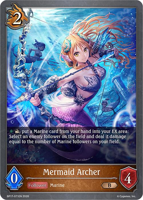 Mermaid Archer (BP17-071EN) [Convergent Destinies]