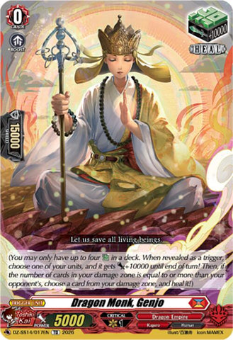 Dragon Monk, Genjo (DZ-SS14/017EN) [Dragonic Overlord Start Deck]