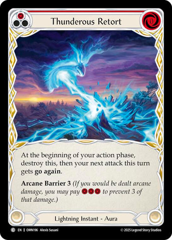 Thunderous Retort (Red) [OMN196] (Omens of the Third Age)