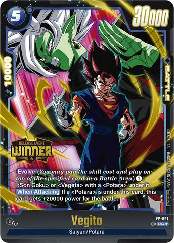 Vegito (FP-091) (Release Event Winner) [Fusion World Promotion Cards]