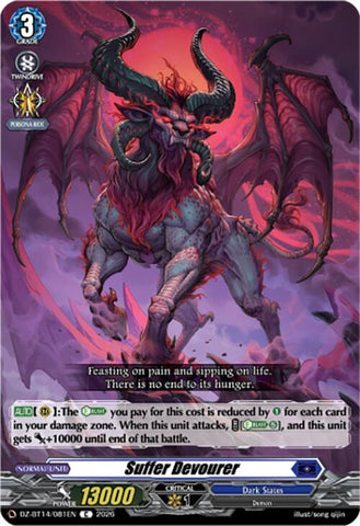 Suffer Devourer (DZ-BT14/081EN) [Envoys of the Crimson Moon]
