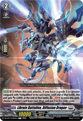 Librate Battalion, Diffusion Dragon (DZ-BT14/093EN) [Envoys of the Crimson Moon]