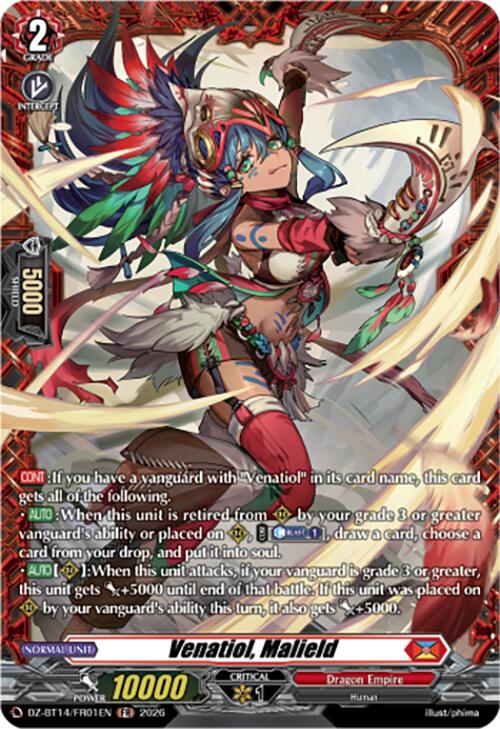 Venatiol, Malield (DZ-BT14/FR01EN) [Envoys of the Crimson Moon]