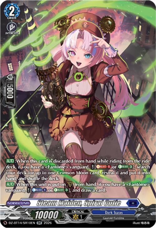Steam Maiden, Spiral Cutie (DZ-BT14/SR10EN) [Envoys of the Crimson Moon]