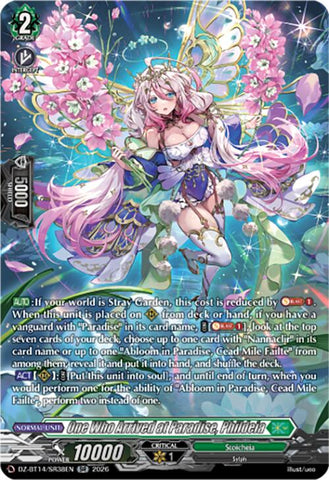 One Who Arrived at Paradise, Phildeia (DZ-BT14/SR38EN) [Envoys of the Crimson Moon]