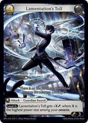 Lamentation's Toll (Curio Foil) (14) [Supporter Pack 4]