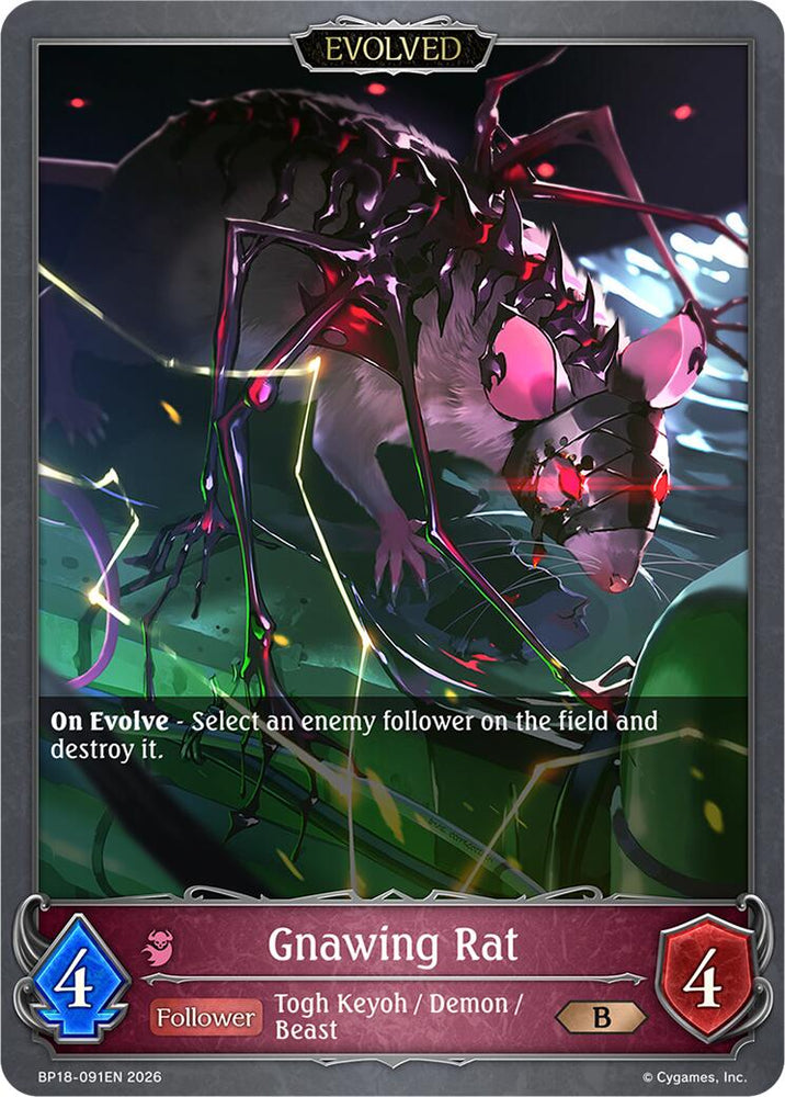 Gnawing Rat (Evolved) (BP18-091EN) [Neometropolis]