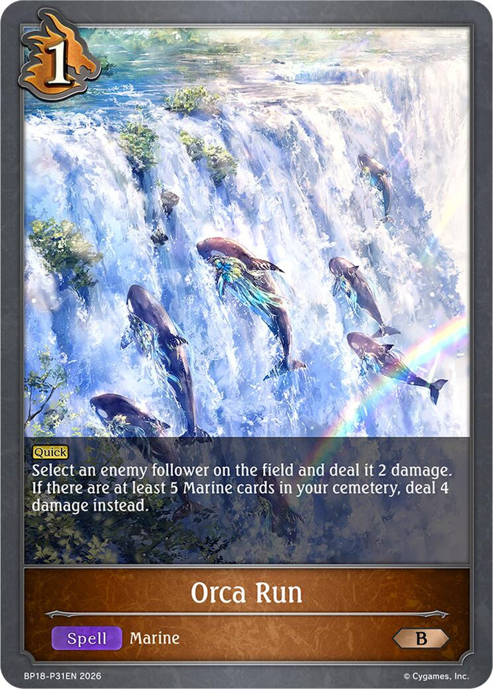 Orca Run (P31EN) (Foil) (BP18-P31EN) [Neometropolis]