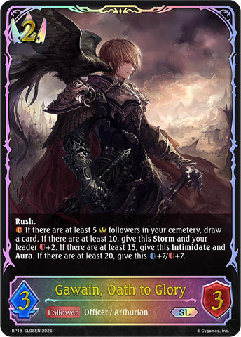Gawain, Oath to Glory (BP18-SL08EN) [Neometropolis]