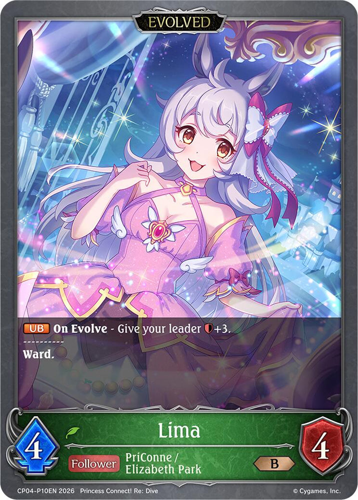 Lima (Evolved) - P10EN (Foil) (CP04-P10EN) [Princess Connect! Re: Dive]