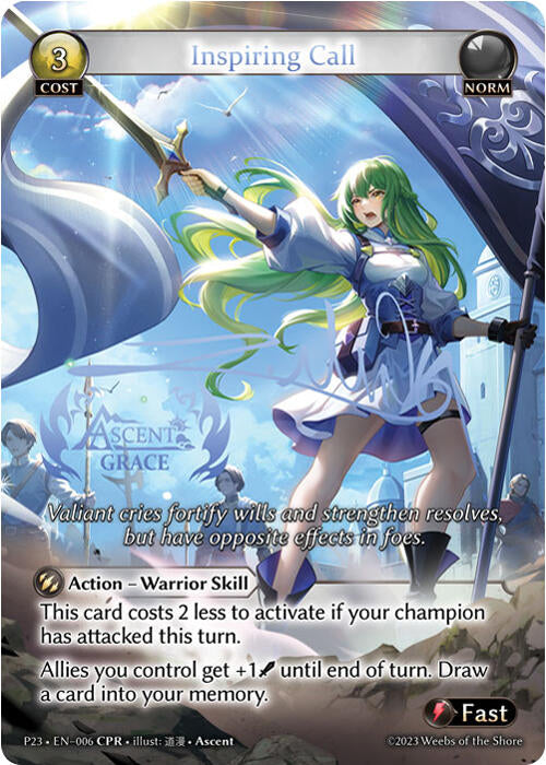 Inspiring Call (Ascent Grace) (006) [Promotional Cards]