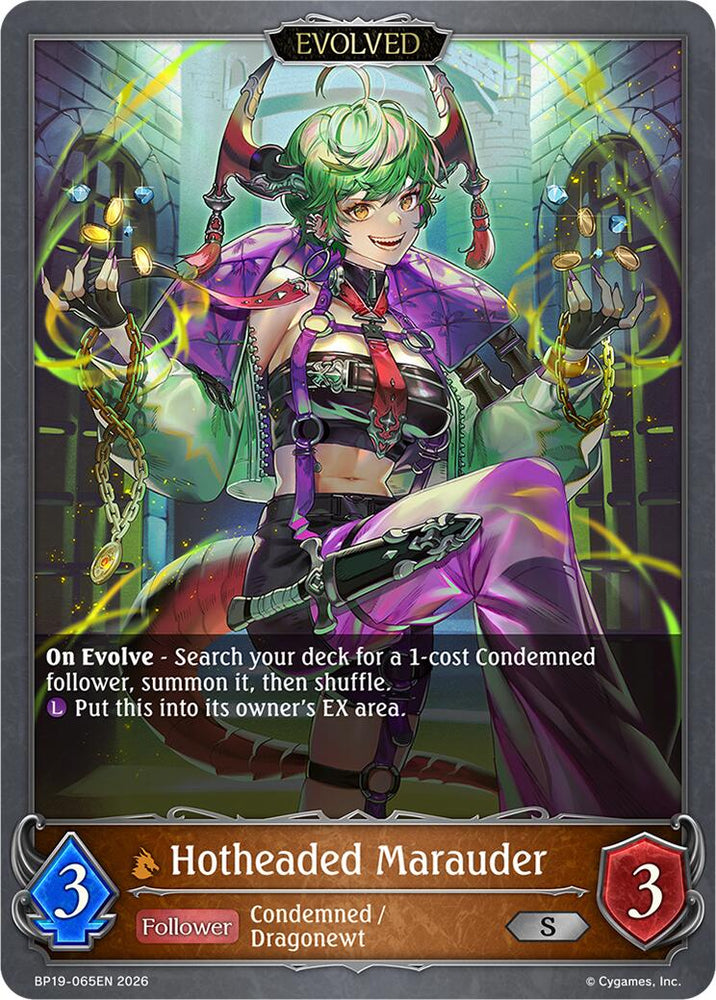 Hotheaded Marauder (Evolved) (BP19-065EN) [Eightfold Retribution]