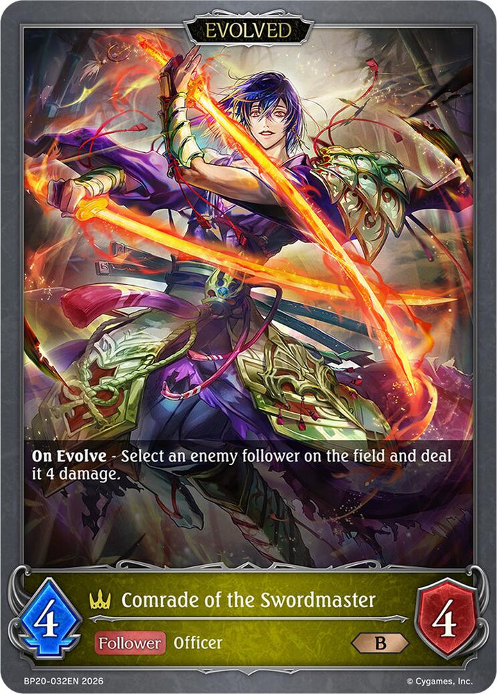 Comrade of the Swordmaster (Evolved) (BP20-032EN) [Omens and Heirs]