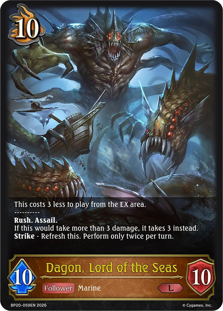 Dagon, Lord of the Seas (BP20-059EN) [Omens and Heirs]