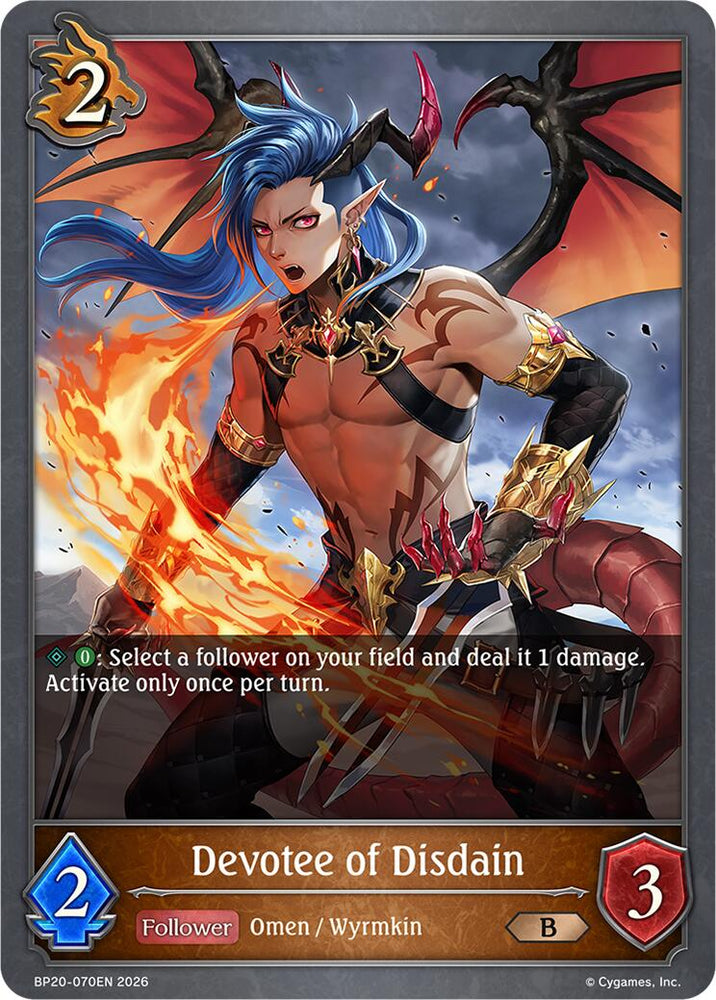 Devotee of Disdain (BP20-070EN) [Omens and Heirs]