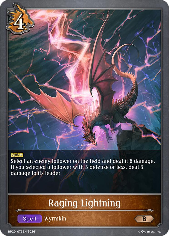 Raging Lightning (BP20-073EN) [Omens and Heirs]