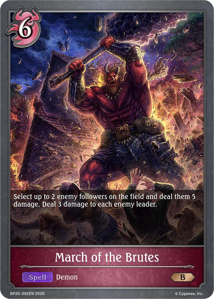 March of the Brutes (BP20-092EN) [Omens and Heirs]
