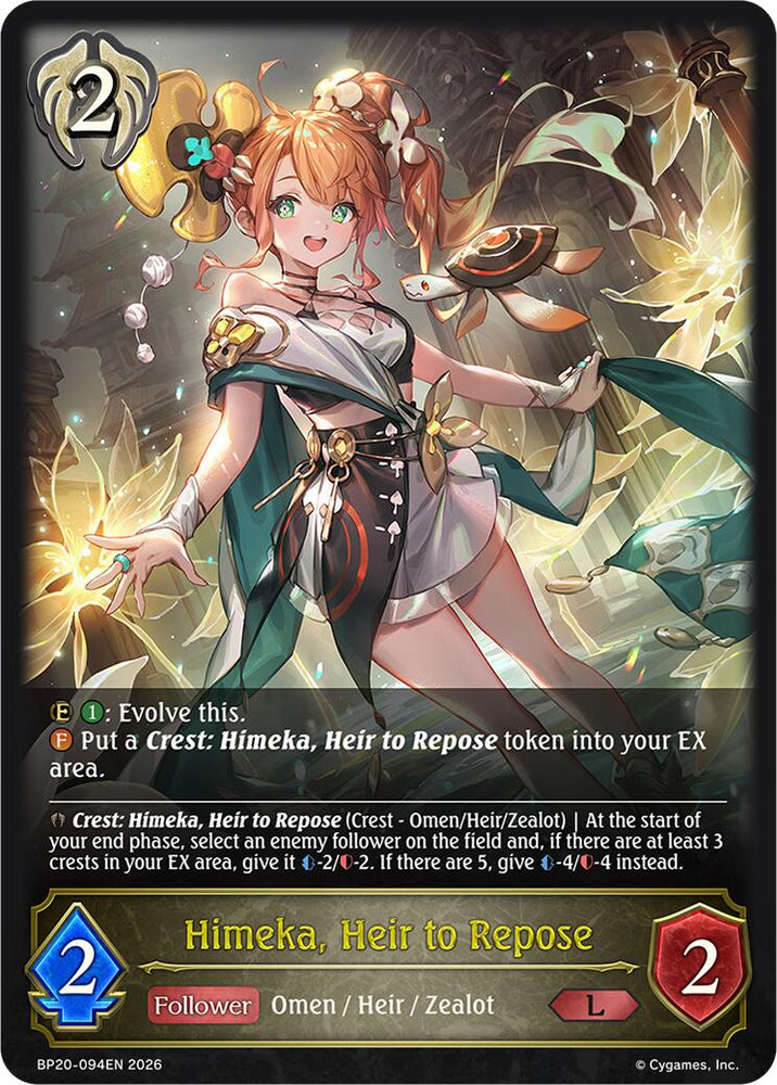 Himeka, Heir to Repose (BP20-094EN) [Omens and Heirs]