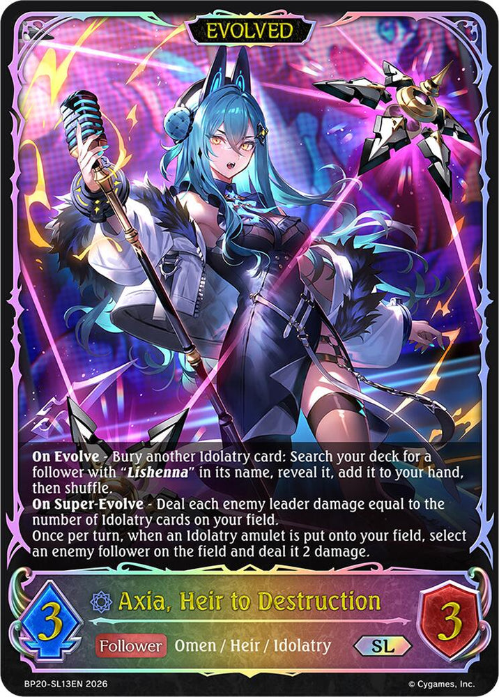 Axia, Heir to Destruction (Evolved) (BP20-SL13EN) [Omens and Heirs]