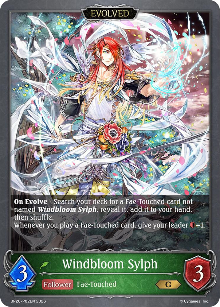 Windbloom Sylph (Evolved) - P02EN (Foil) (BP20-P02EN) [Omens and Heirs]