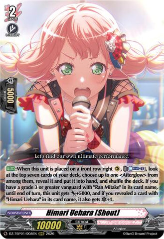 Himari Uehara [Shout] (DZ-TBP01/008EN) [BanG Dream! Girls Band Party!]
