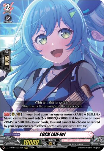 LOCK [All-in] (DZ-TBP01/032EN) [BanG Dream! Girls Band Party!]