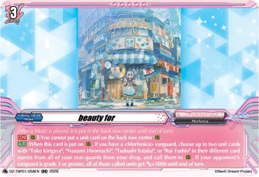 beauty for (DZ-TBP01/058EN) [BanG Dream! Girls Band Party!]