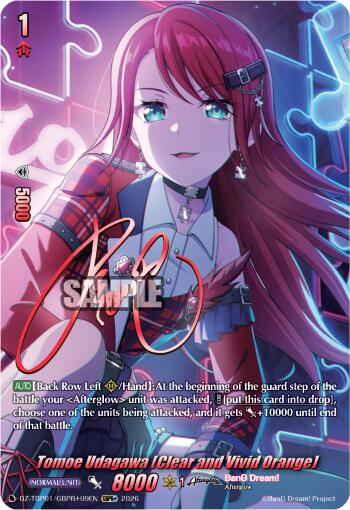 Tomoe Udagawa [Clear and Vivid Orange] (DZ-TBP01/GBPR+09EN) [BanG Dream! Girls Band Party!]