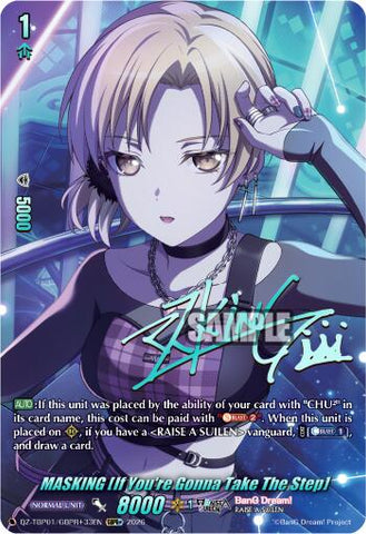 MASKING [If You're Gonna Take The Step] (DZ-TBP01/GBPR+33EN) [BanG Dream! Girls Band Party!]