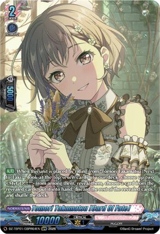 Tomori Takamatsu [Card Of Fate] (DZ-TBP01/GBPR64EN) [BanG Dream! Girls Band Party!]