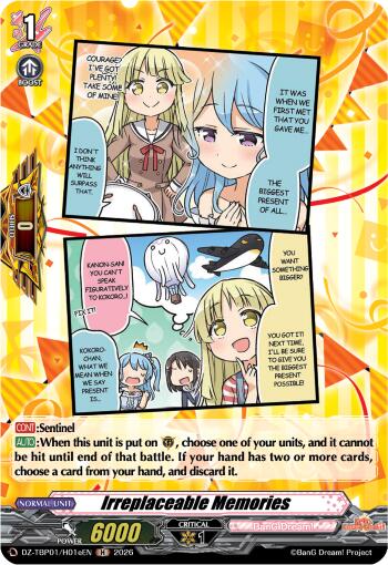 Irreplaceable Memories (E) (Holo Rare) (DZ-TBP01/H01eEN) [BanG Dream! Girls Band Party!]